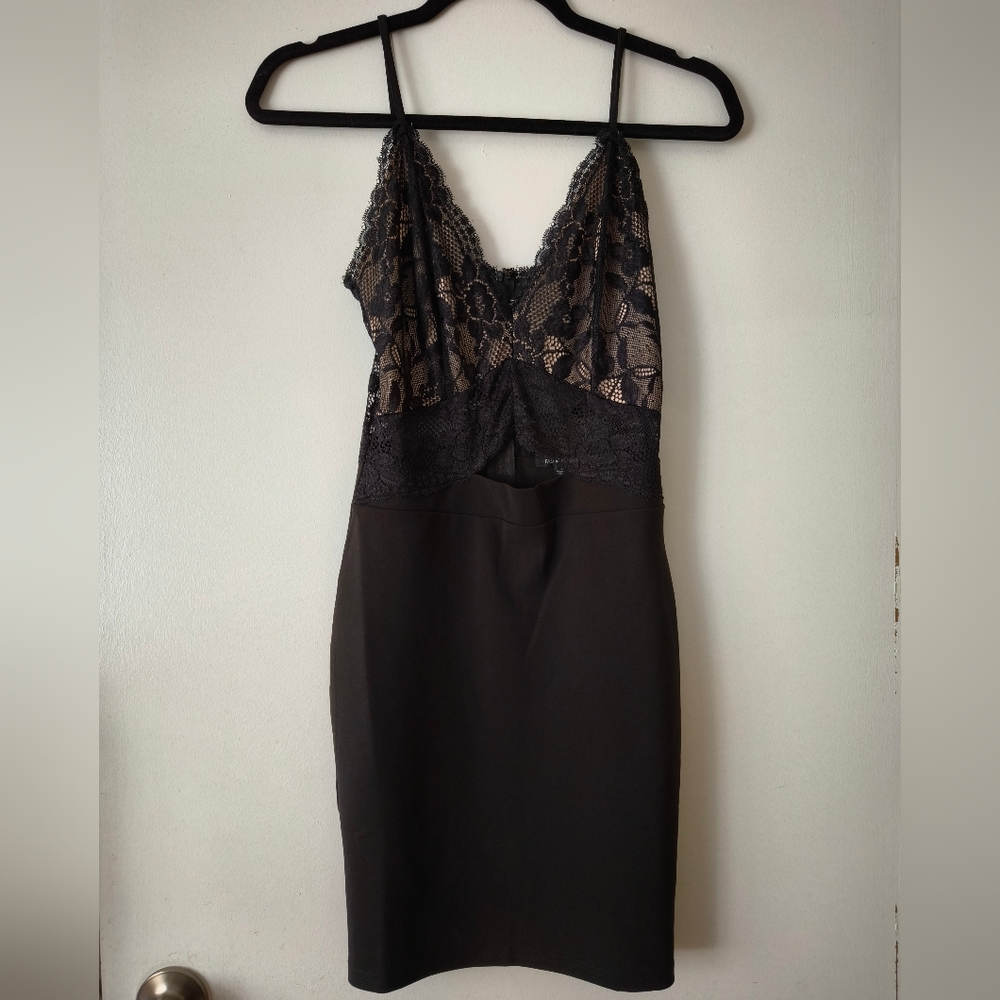 Fashion Nova Black Lace Dress